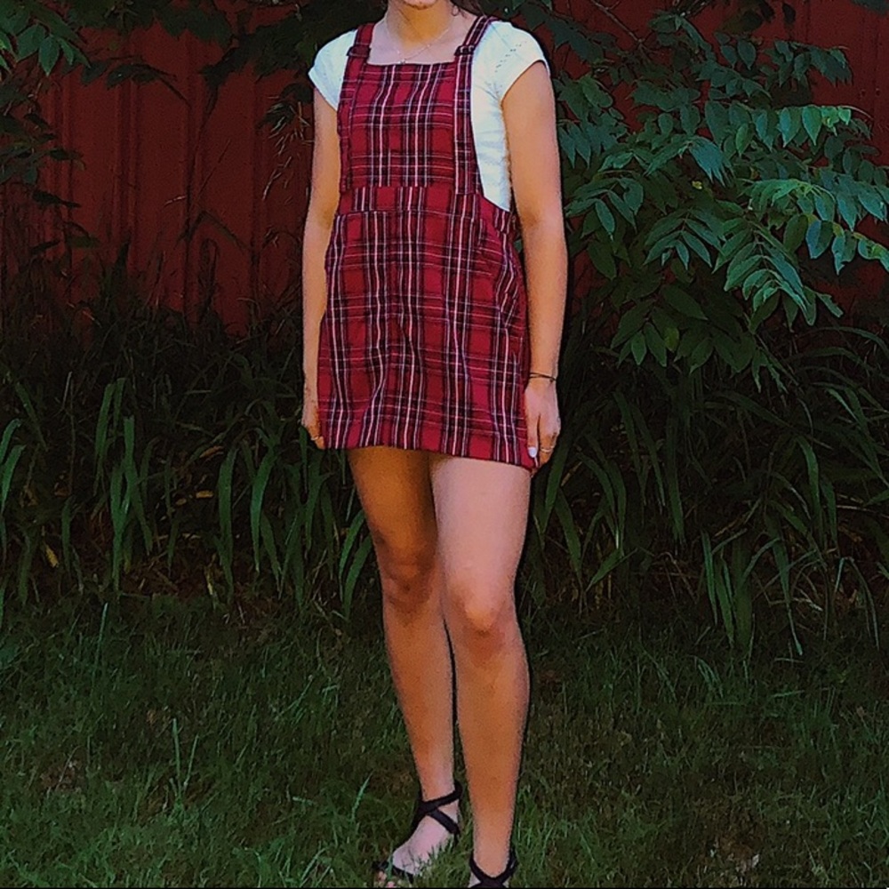 Red Plaid Dress